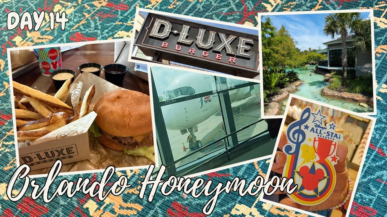 Orlando Honeymoon Vlog 💍☀️ Day 14 | Disney Springs, Travelling Home & Wrap Up 🛍️✈️🥰