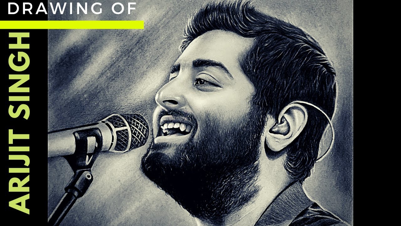 Arijit Singh sketch | How to draw Arijit singh step by step (Arijit singh birthday special drawing)