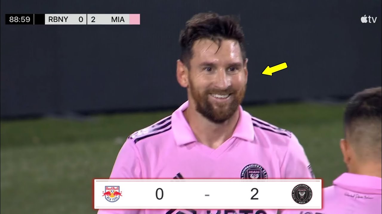 Inter Miami vs New York Red Bull extended highlights 2023  l  Lionel Messi First MLS Goal!!🇦🇷⚽️😜