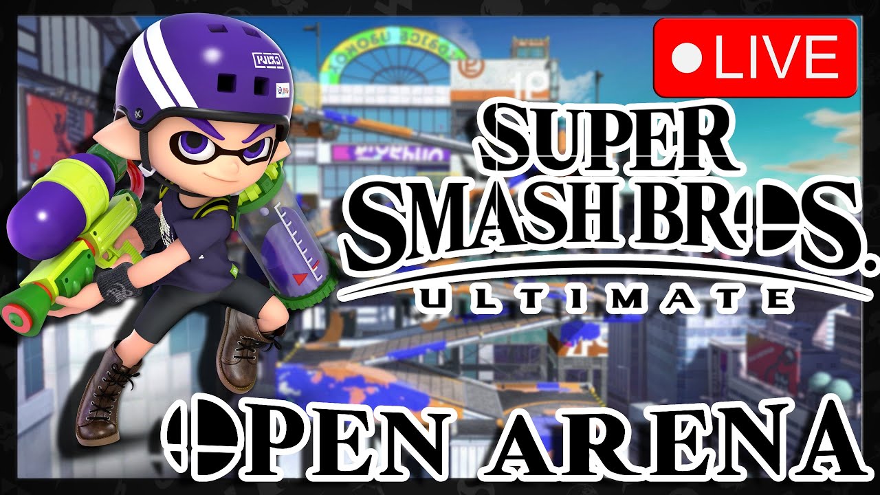 Super Smash Bros Ultimate Stream 1v1s Open Arena! SSBU Come Play! | Live 🔴