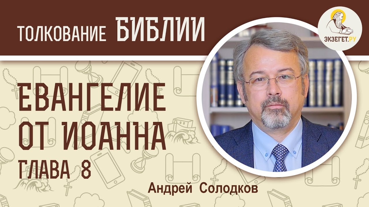 Евангелие от Иоанна. Глава 8. Андрей Солодков. Новый Завет