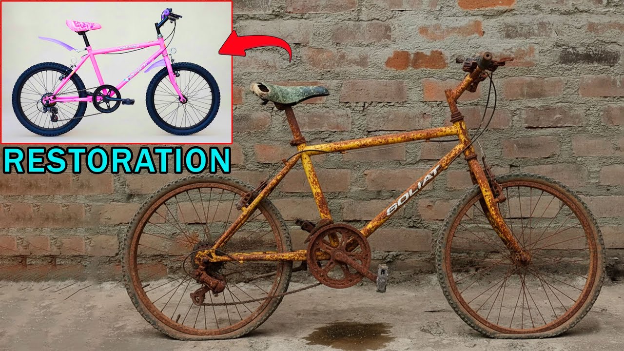 RESTORATION BIKE A FORGOTTEN BIKE FINDS ITS PINK SOUL