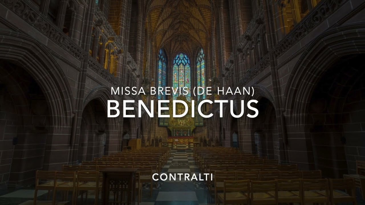 BENEDICTUS | CONTRALTI | Missa Brevis (De Haan) Base musicale