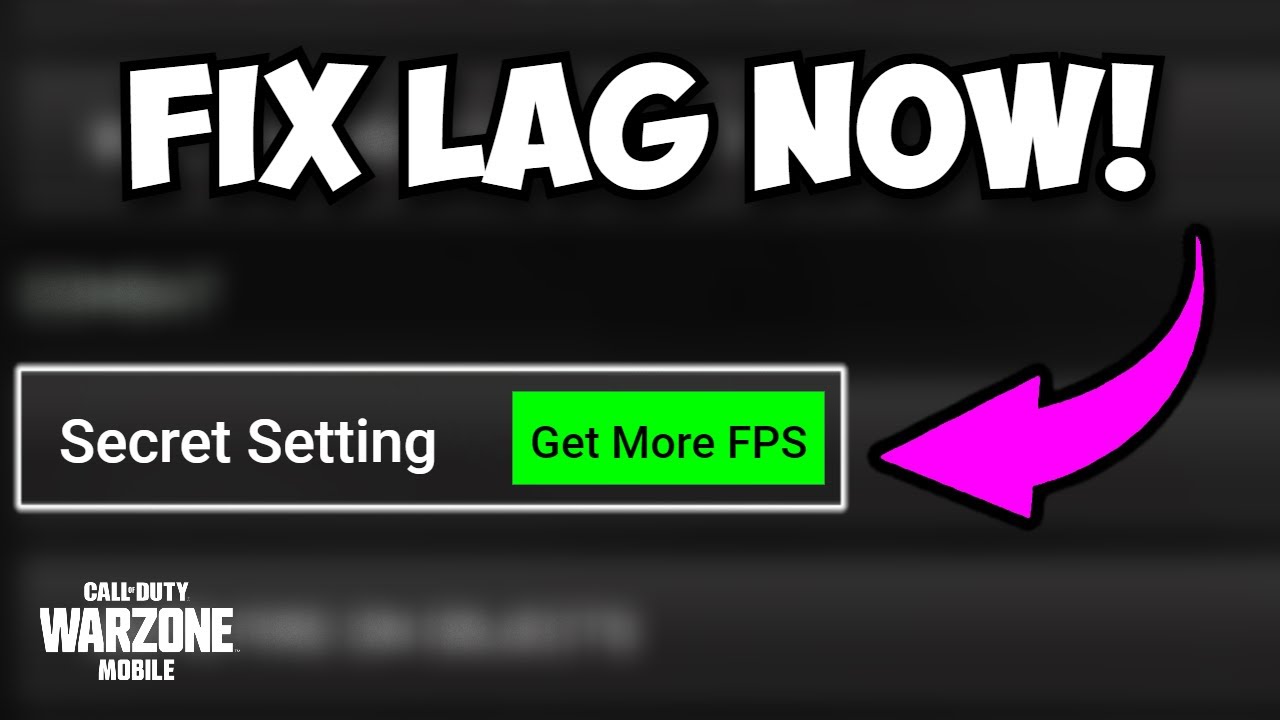 Get More FPS And Fix Lag In Warzone Mobile!