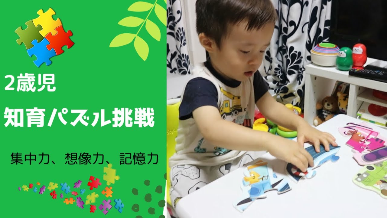 【2歳5ヶ月のトリリンガル児】知育レベルパズルに挑戦　できるのかな？　TOI分阶拼图　中英日三國語寶寶