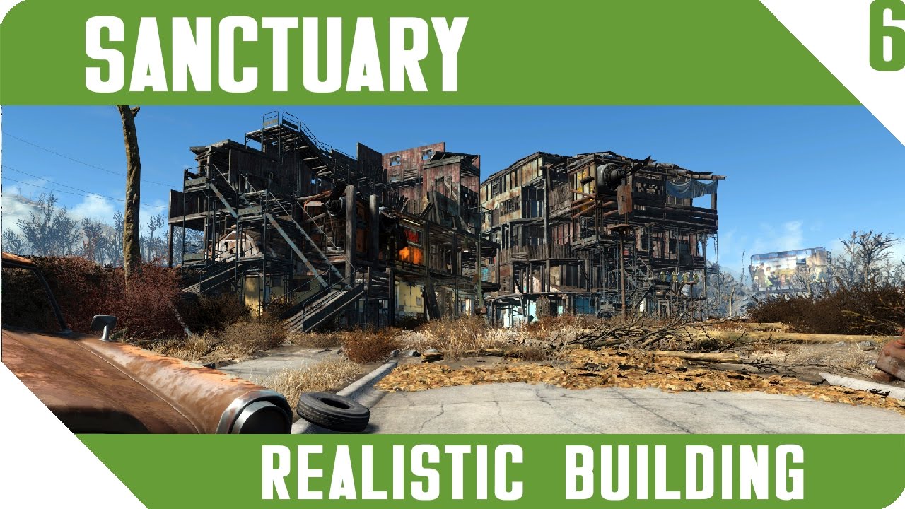 FALLOUT 4 | Sanctuary | Realistic Building | All DLC | Part 6