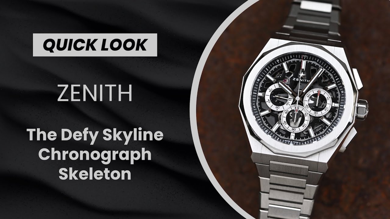 QUICK LOOK: Zenith Defy Skyline Chronograph Skeleton (LVMH Watch Week News!)