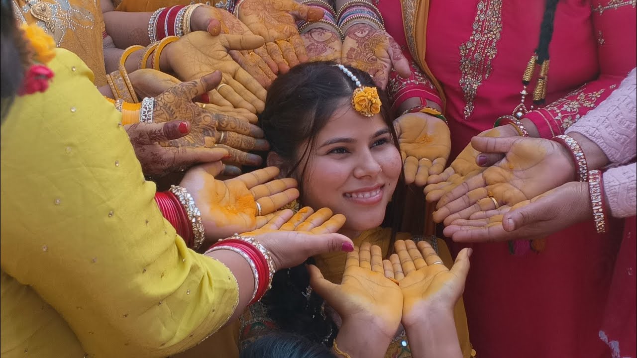 Shivani ki हल्दी vlog ❤️ bhut mja aaya#vairlvlog #haldivlog #trendingvlogs #foryou#youtuber #masti..