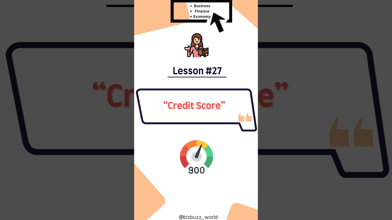 "Credit Score" explained...     