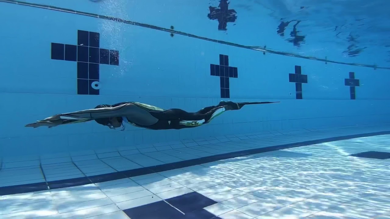 Récord Mexicano apnea dinámica DYN 208m Alejandro Lemus Olmeca 2018