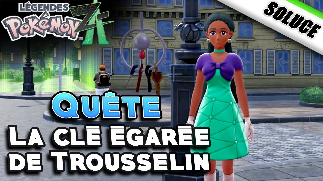 La cl&eacute; &eacute;gar&eacute;e de Trousselin [ Solution | Qu&ecirc;te ] - L&eacute;gendes Pok&eacute;mon : Z-A