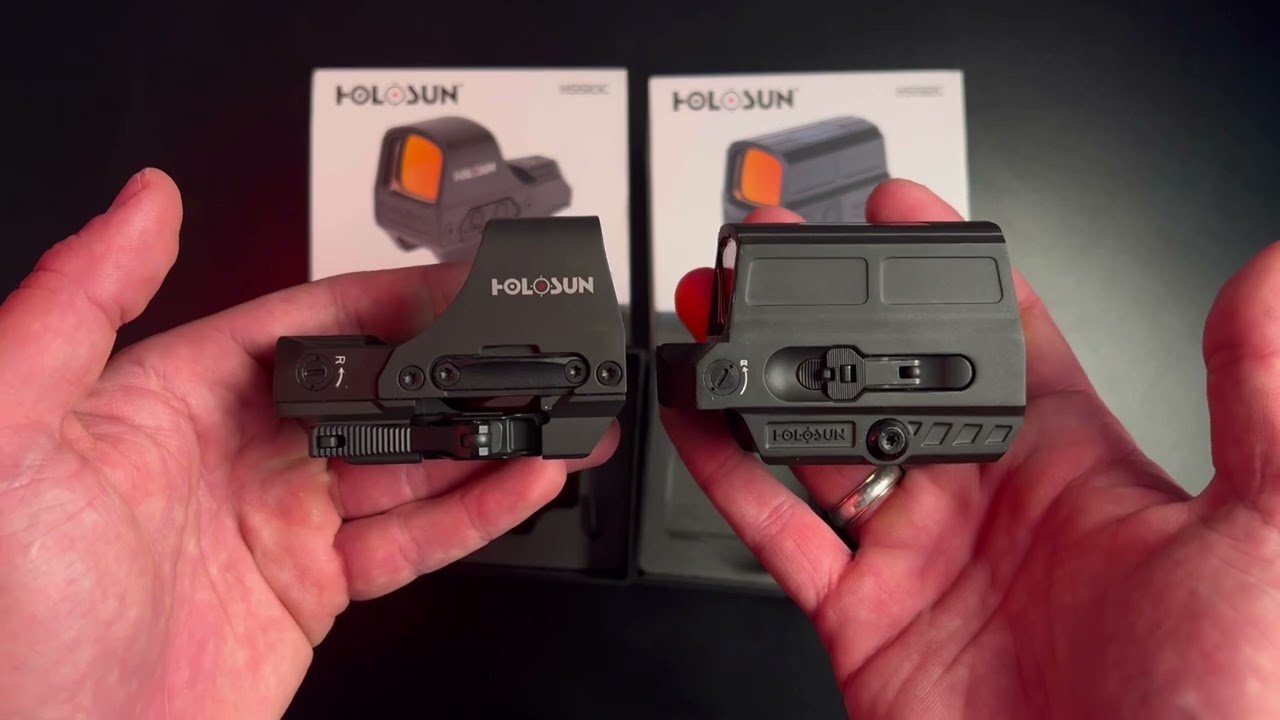 Comparativo HS510 e HE512 Holosun + como escolher um Red dot