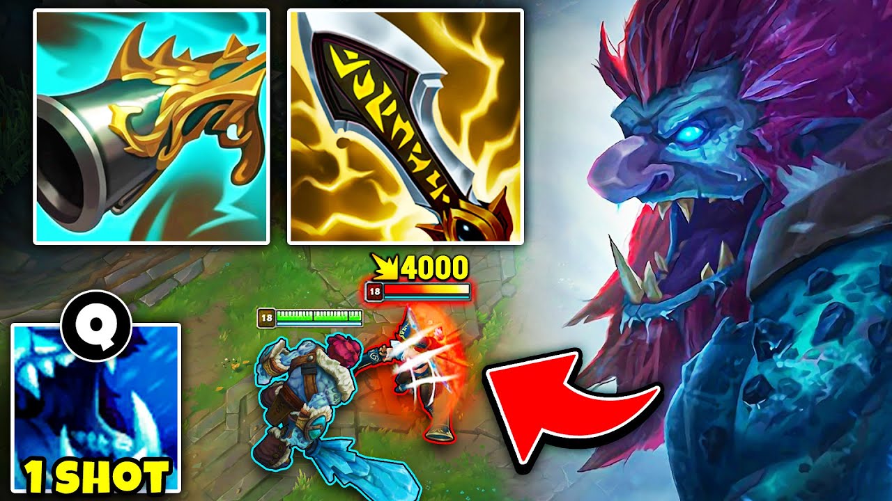 FULL CRIT TRUNDLE MIGHT BE A LITTLE BROKEN.. (KILL THEM IN 1 AUTO)