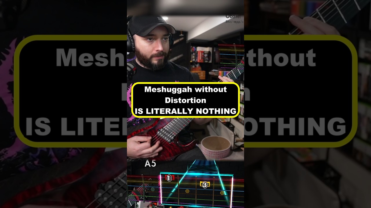 Meshuggah but you get rid of my distortion..