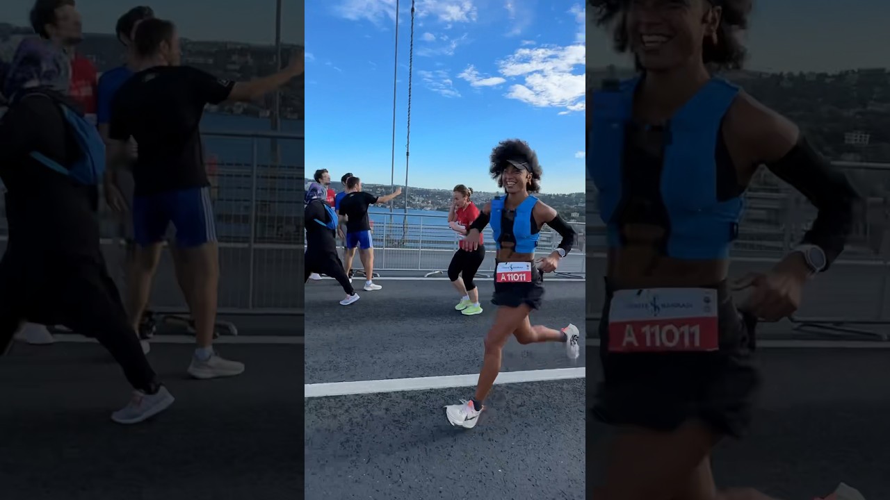 D&uuml;nyada tek Kıtalar arası koşu İstanbul Maratonu #istanbul #maraton #koşu #decathlon