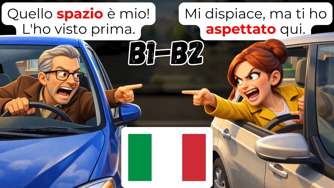 🇮🇹 Master Parking Skills in Italian | B1-B2 Real-Life Conversations ✨
