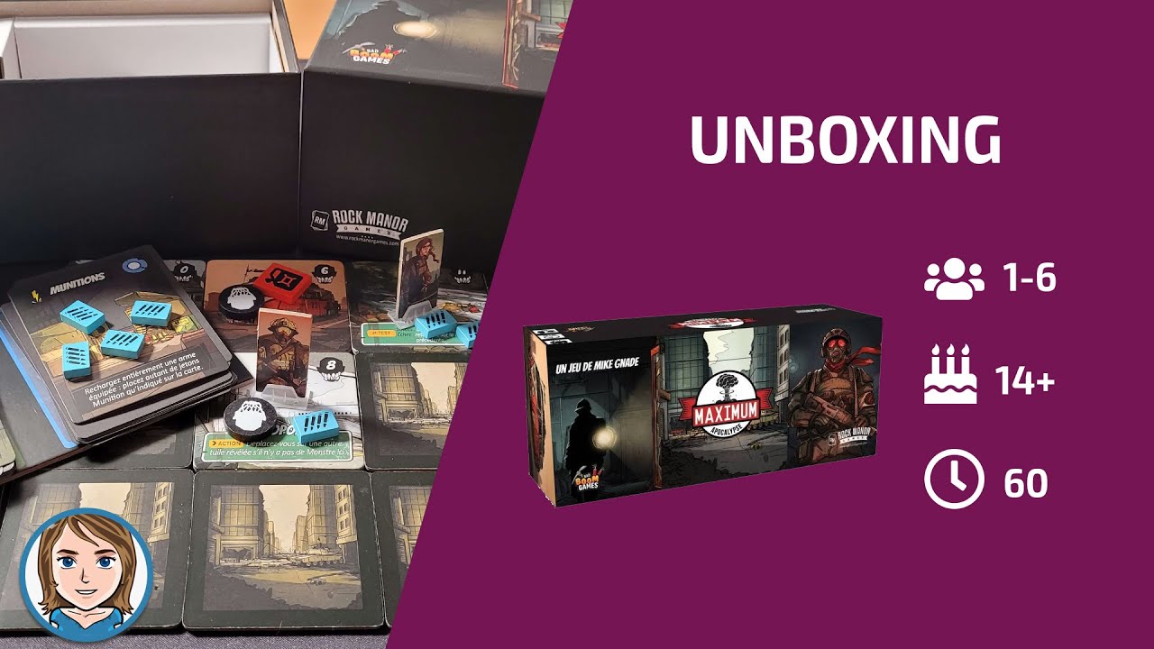 MAXIMUM APOCALYPSE | Unboxing de ce jeu bien attendu !