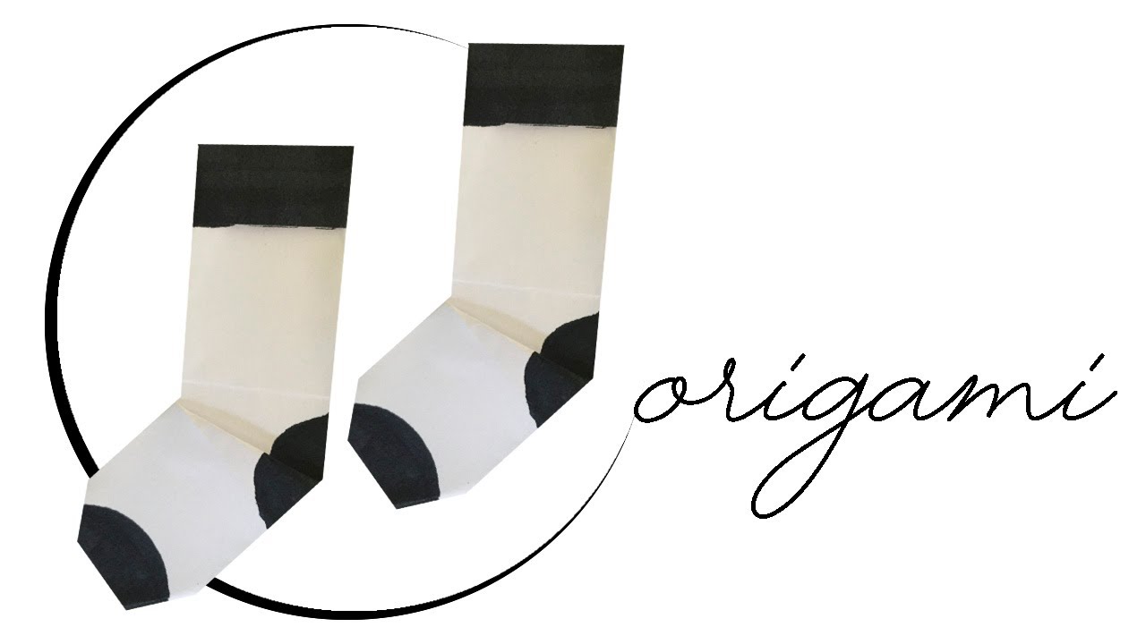 Calcetines de papel | Origami (Fácil)