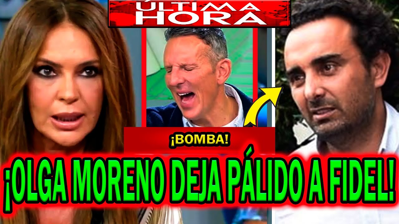 💥BOMBA! OLGA MORENO DEJA PÁLIDO A FIDEL ALBIAC POR ROCÍO CARRASCO EN EL TIEMPO JUSTO DE JOAQUÍN PRAT