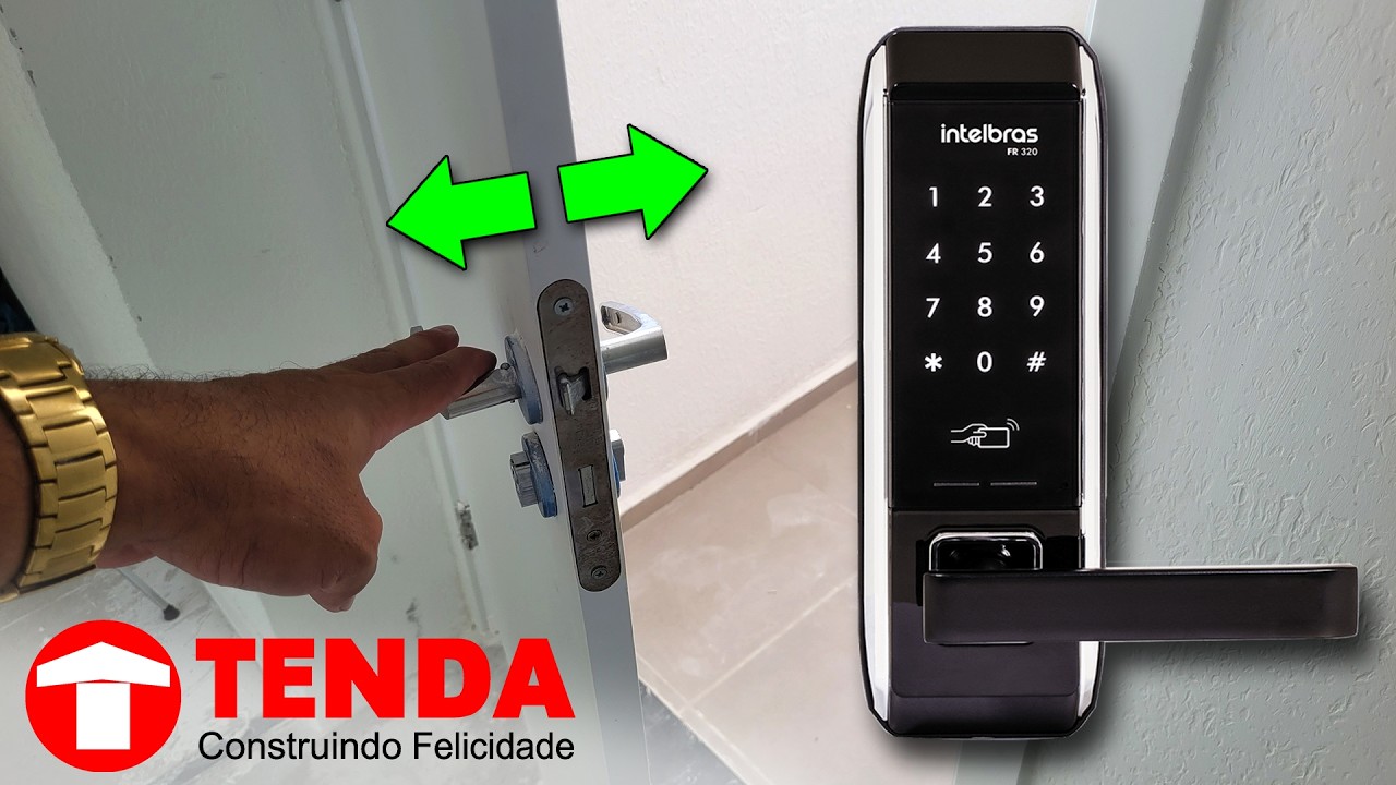 Qual a ESPESSURA da porta do APARTAMENTO Tenda PARA COLOCAR FECHADURA ELETRÔNICA DIGITAL