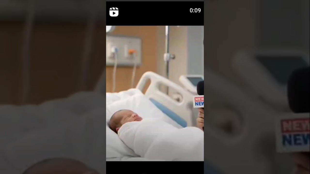 new born baby vs reporter interview 🤣🤣 