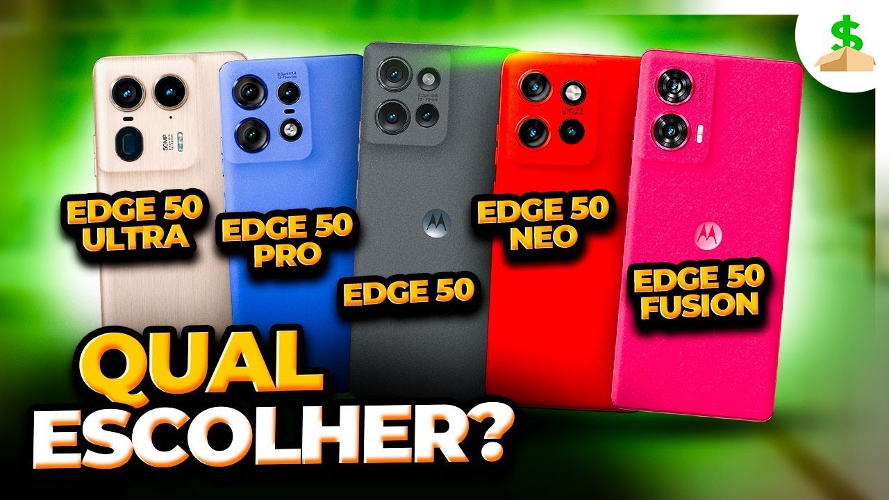 💥 MOTOROLA EDGE 50 Comparativo Completo | Qual o melhor Smartphone Motorola CUSTO BENEFÍCIO? 📱