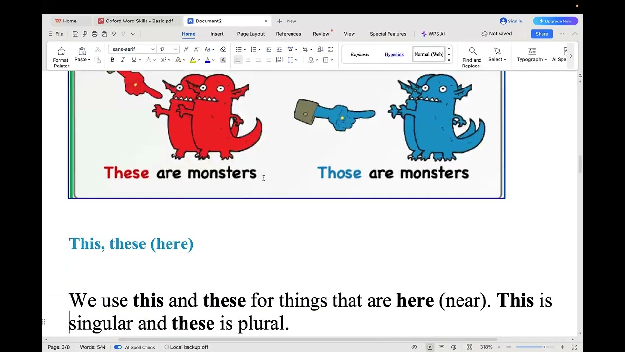 THIS/THAT/THESE/THOSE