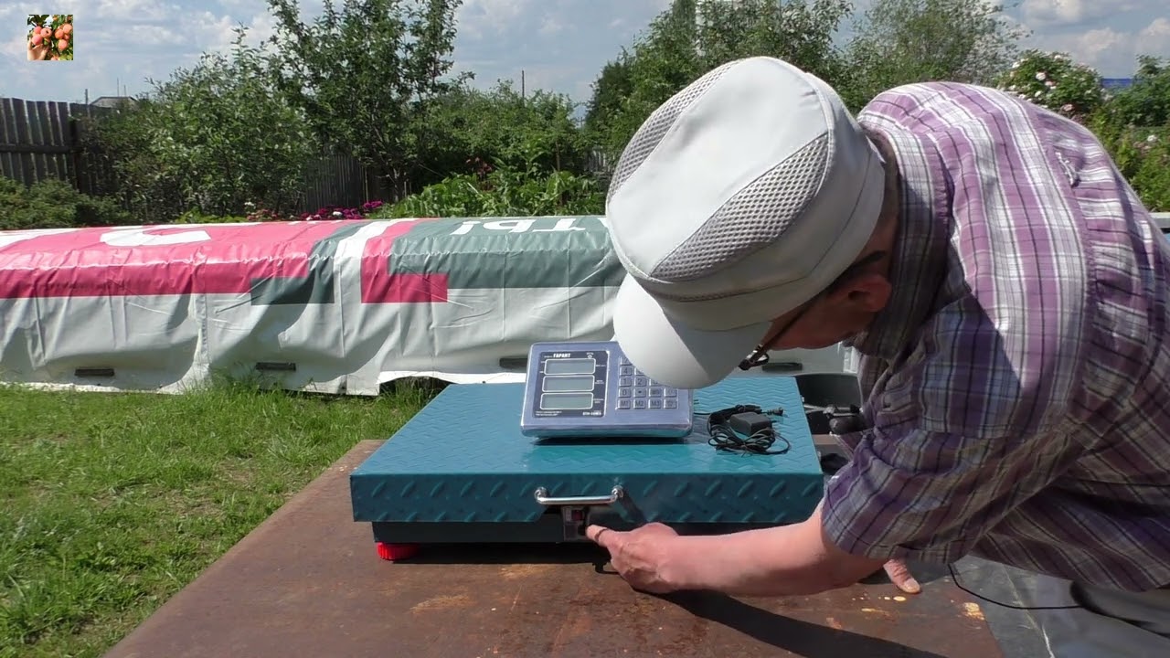 ⚖Купил весы-платформу для взвешивания ульев.👍