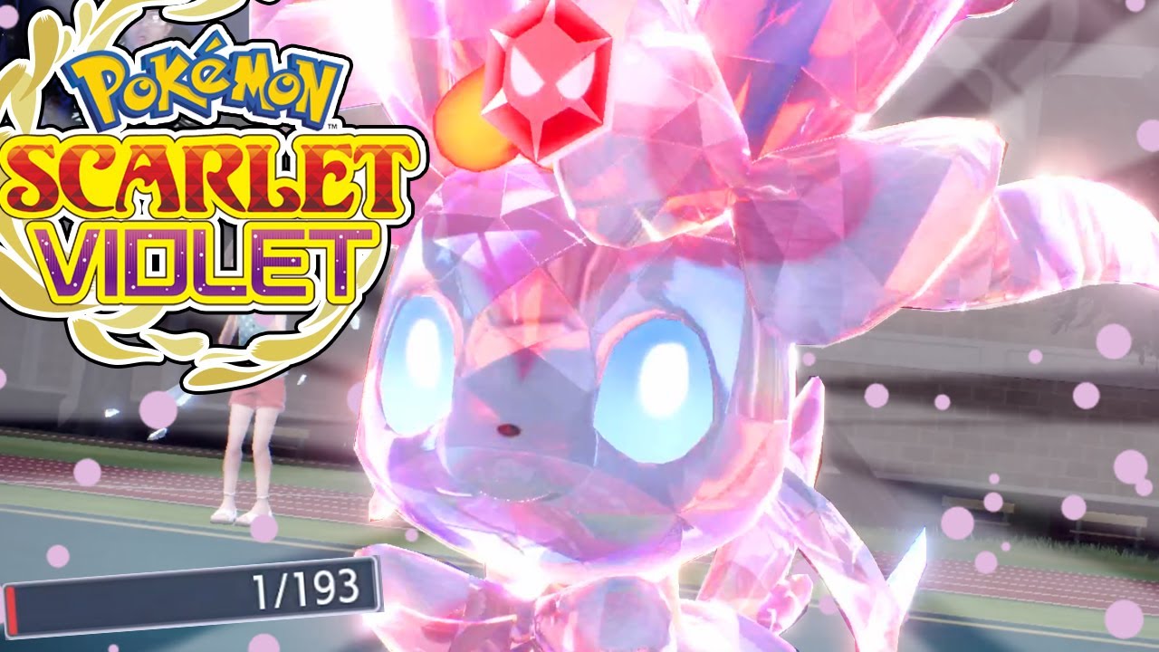 ¡SYLVEON CON TERACRISTAL FUEGO ESTA ROTISIMO! Pokémon ESCARLATA/PURPURA