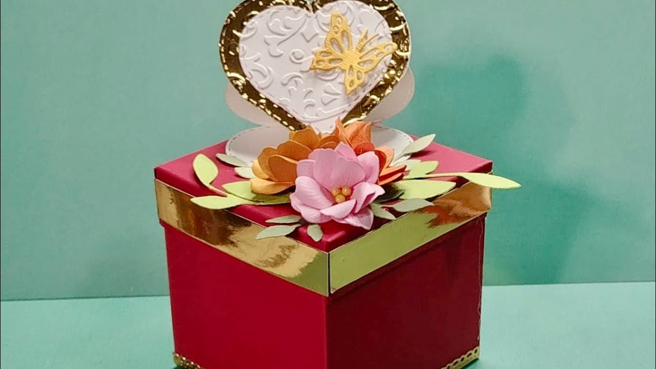 Linda cajita para regalar en toda  ocasión. 