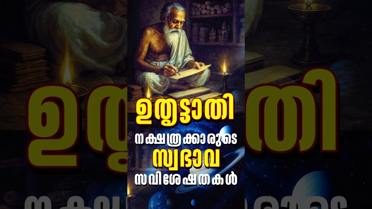 ഉത്രട്ടാതി നക്ഷത്രം സ്വഭാവം പ്രധാന സത്യങ്ങൾ | Uthrattathi Nakshatra Malayalam Astrology #Shorts