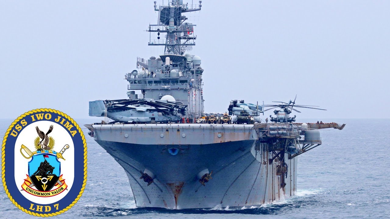 ВМС США: USS Iwo Jima (LHD 7) Действует в Атлантическом океане.