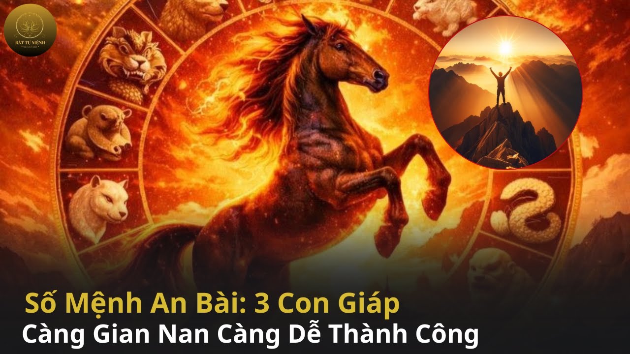 Số Mệnh An Bài: 3 Con Giáp Càng Gian Nan Càng Dễ Thành Công