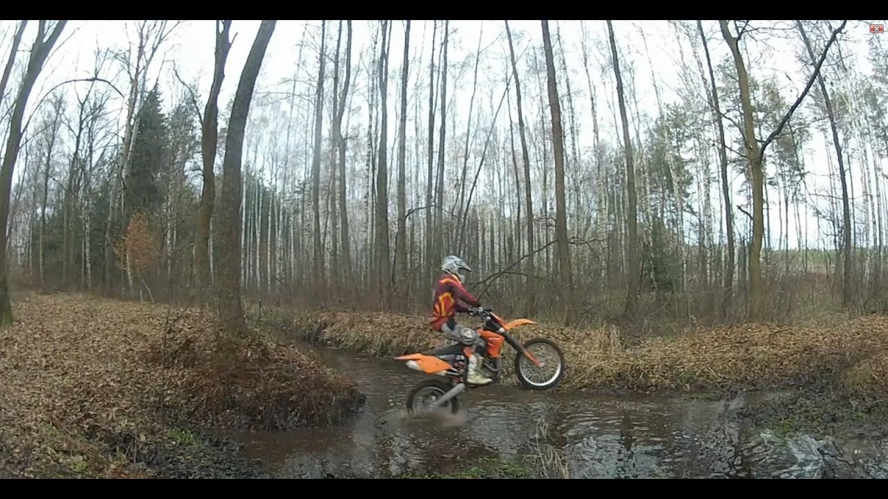 KTM EXC 400 2006 enduro Grębów go pro 2