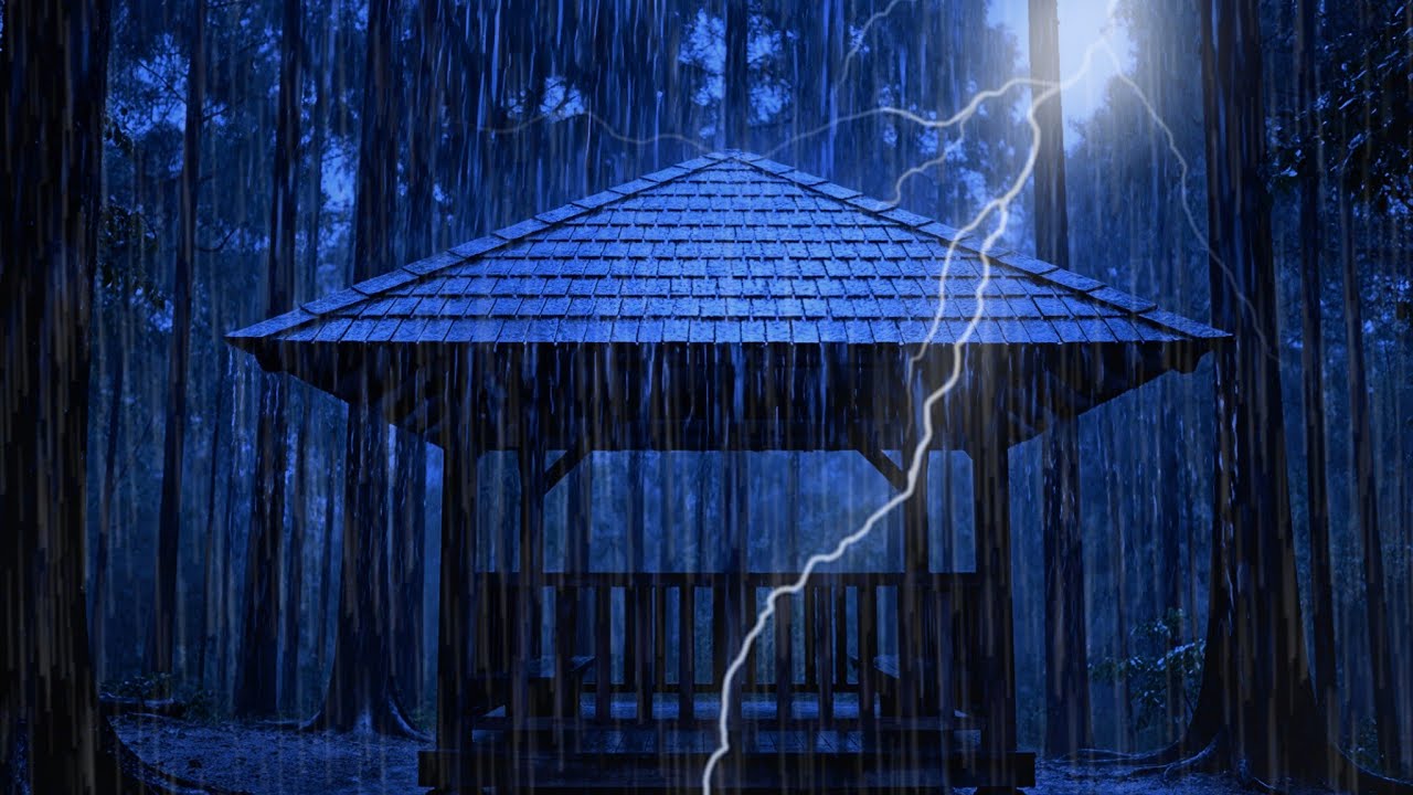 Rain Sounds for Sleeping – Deep Sleep & Anxiety Relief | Peaceful Night Forest ASMR