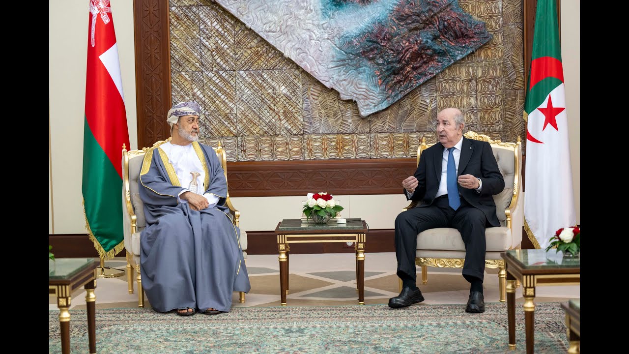جلالة السلطان #هيثم_بن_طارق المعظم ورئيس الجزائر يثمنان إنشاء 