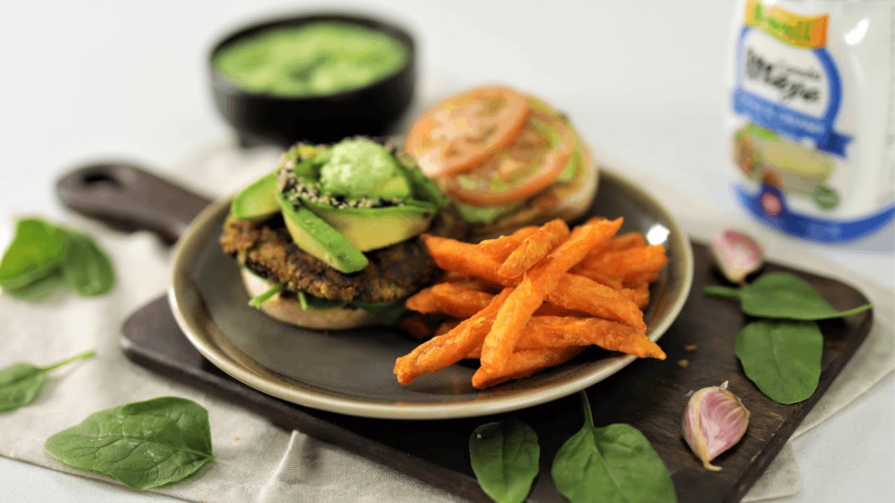 Sprouted Mung Bean Burgers
