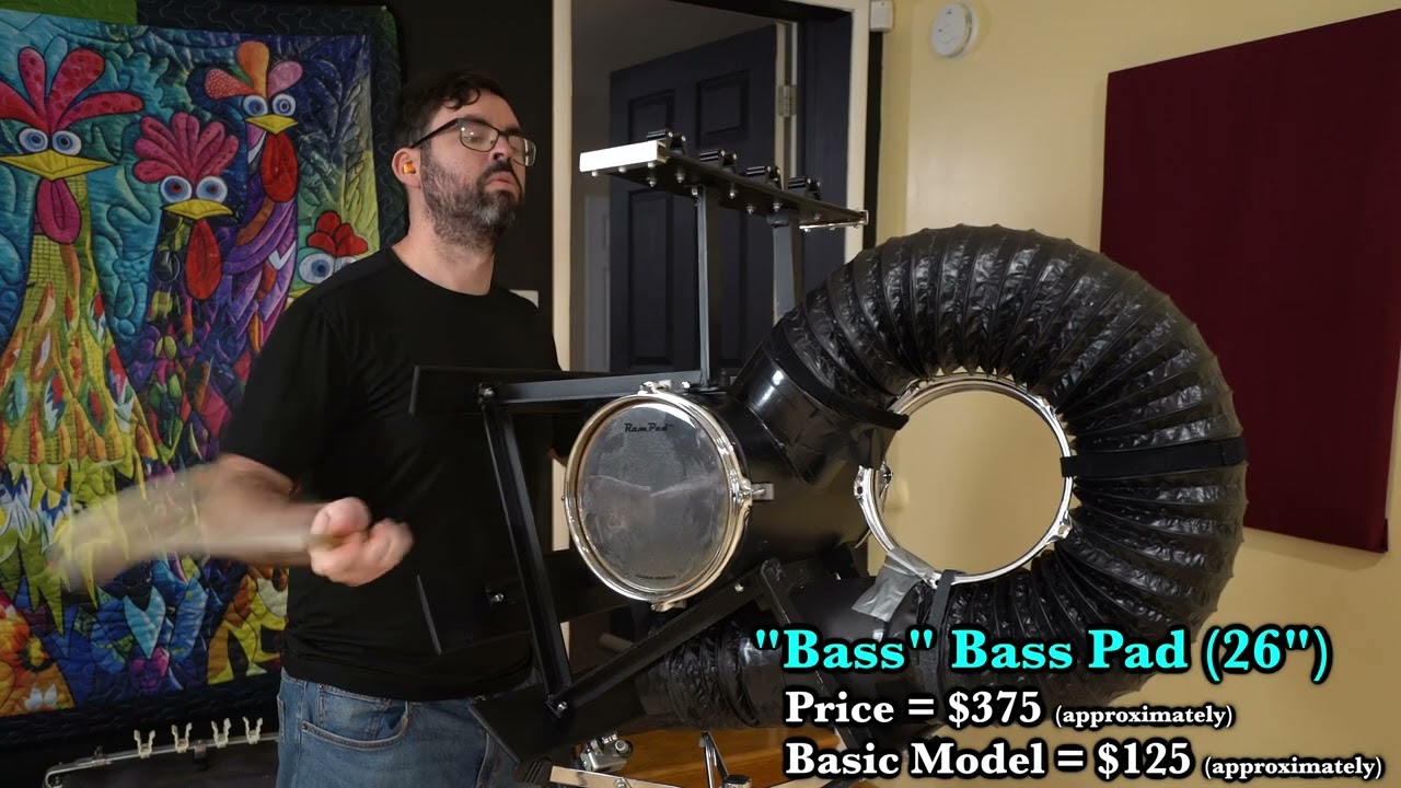 This is a 26" RamPad Bass Drum