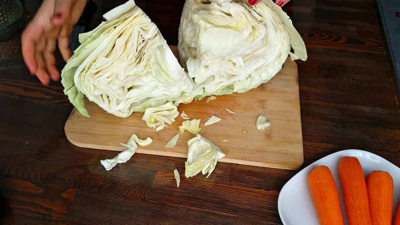 Квашеная капуста с морковью за 4 дня — хрустит идеально👌