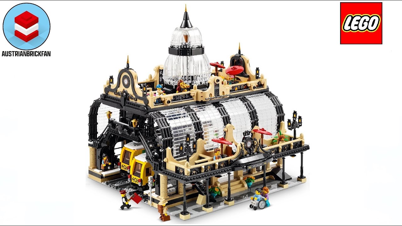 LEGO Studgate Train Station SpeedBuild #910002 Bricklink Designer Program