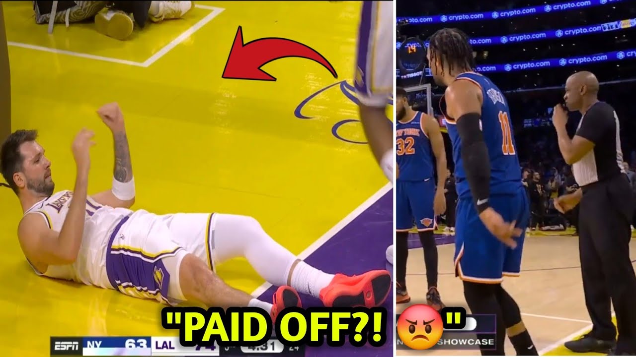 HE CROSSED THE LINE! 😱 Luka Doncic Does MONEY GESTURE At Ref After Missed Call! #nba