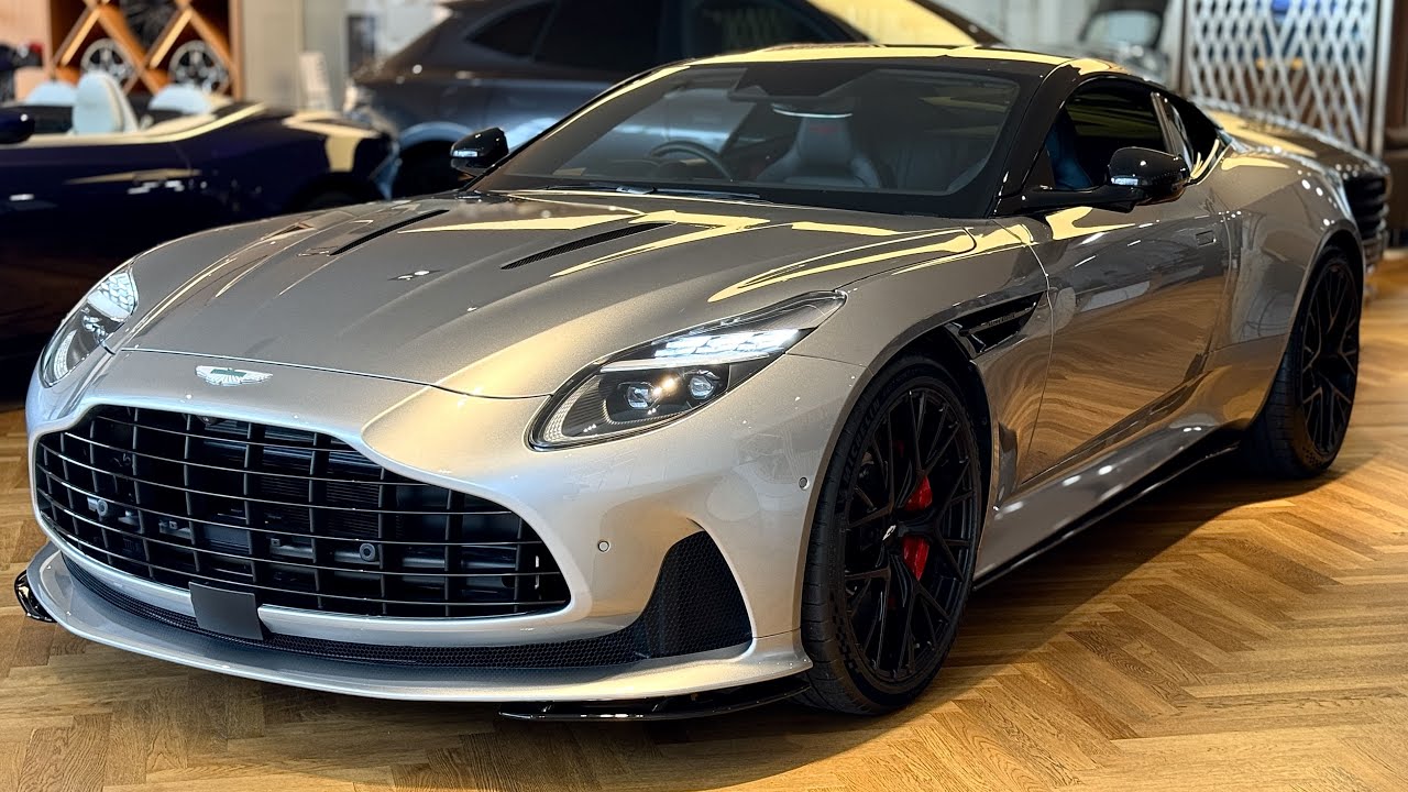 2024 Aston Martin DB12 Coupe  in Aluminite Silver | Interior and Exterior [4K] HDR