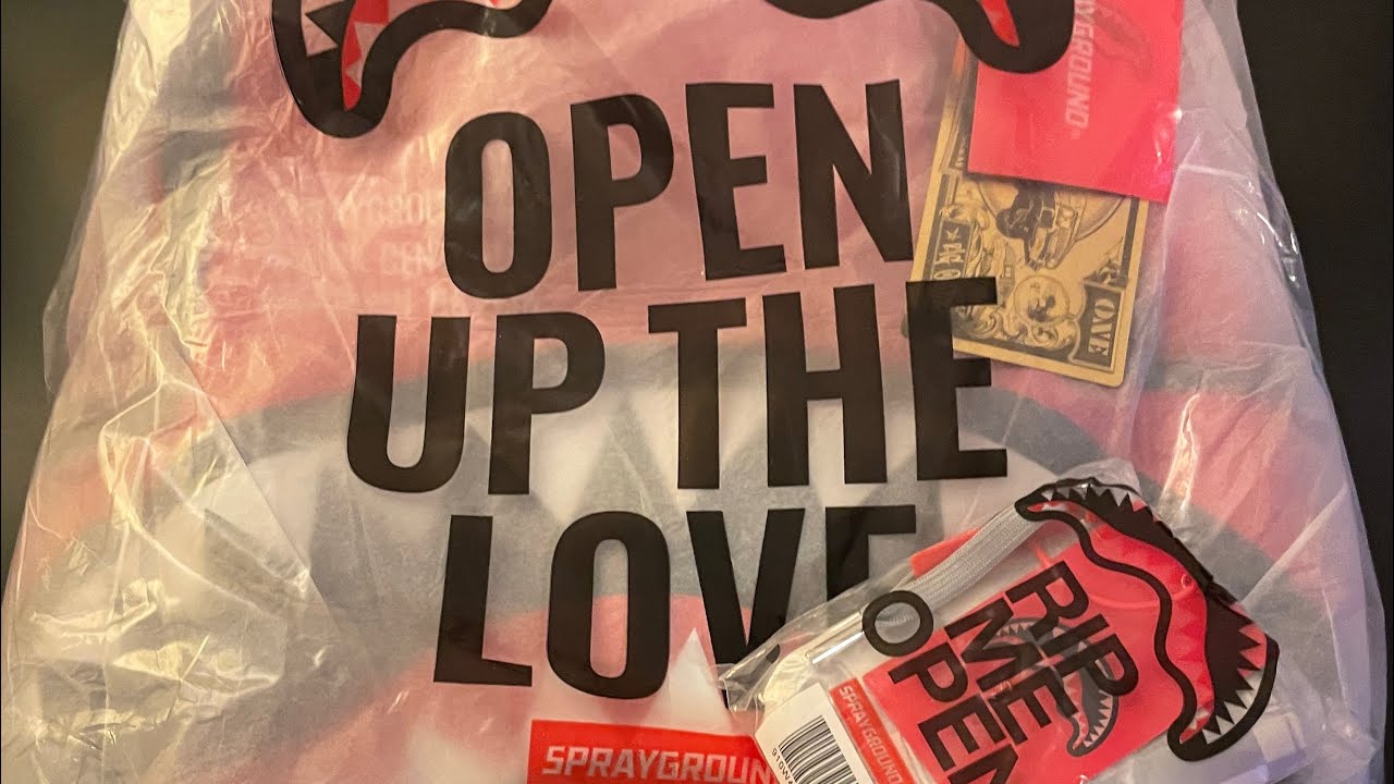 🔥Sprayground back pack and wallet unboxing! 🔥