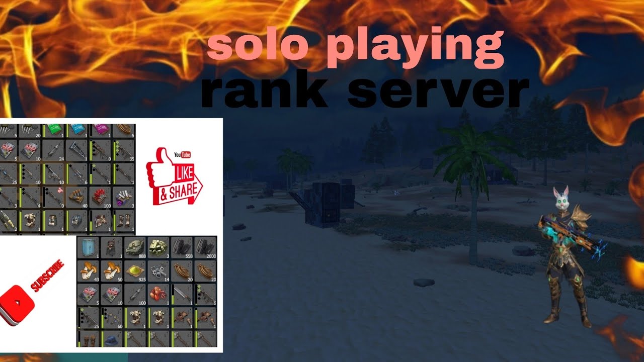 SOLO Rank Server | EPIC Fight on the Last Island of Survival