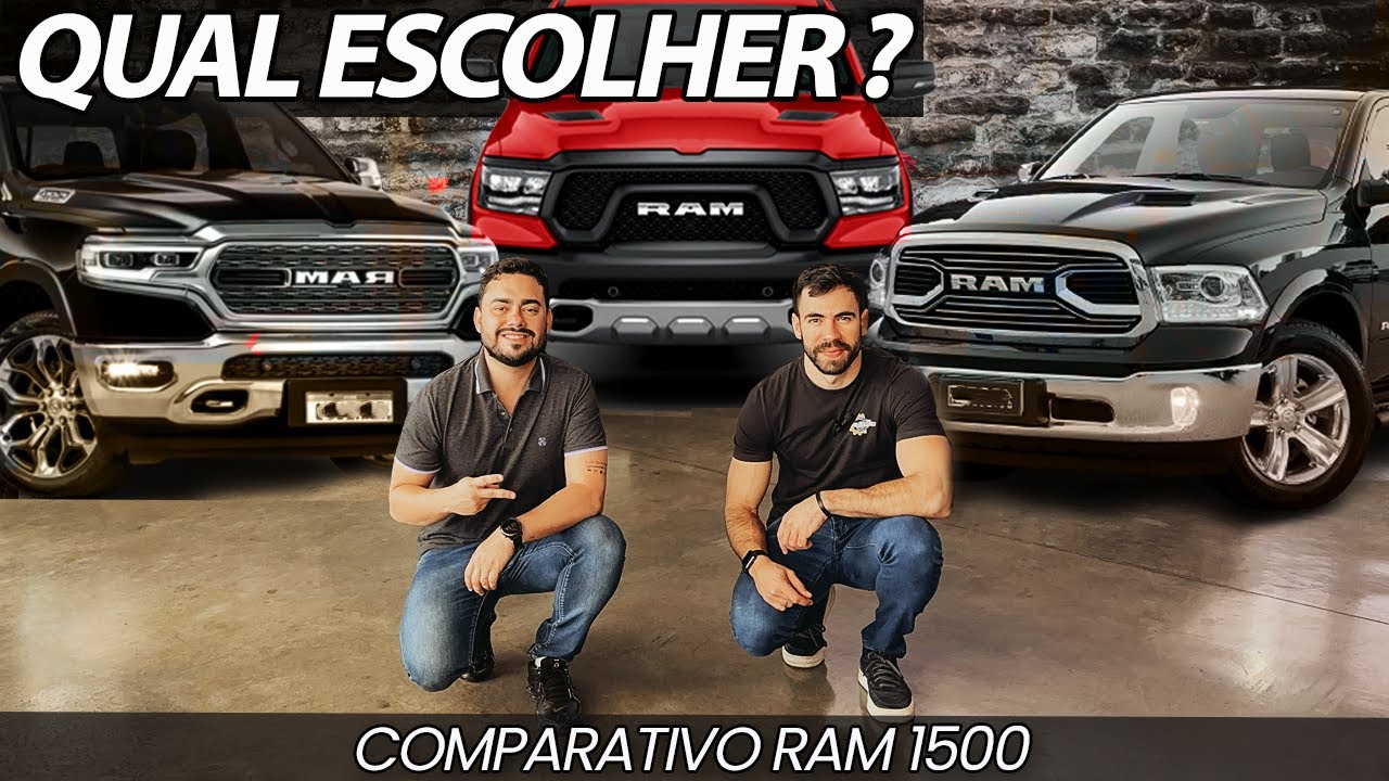 RAM 1500 LIMITED 2023 VS REBEL VS CLASSIC | COMPARATIVO! | Qual é melhor?