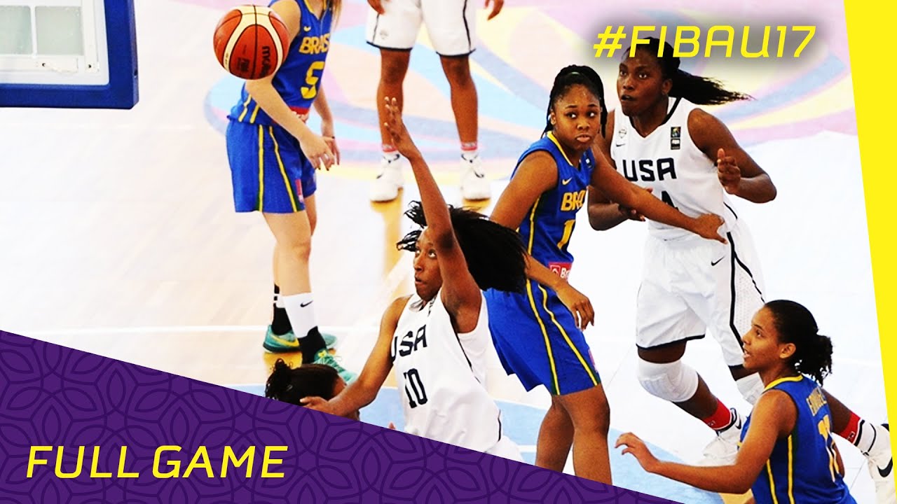 USA v Brazil - R.o.16 - Full Game - FIBA U17 Women's World Championship 2016