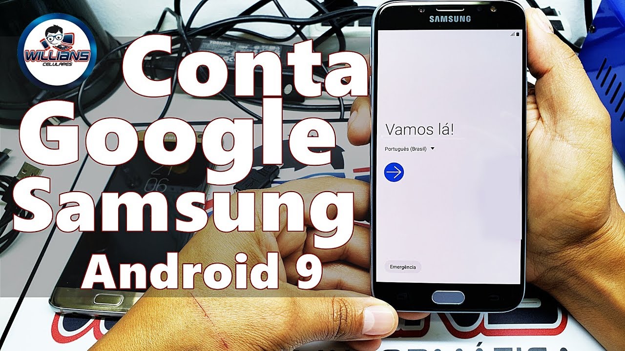 Conta Google Android 9.0 Samsung Passo a passo, Desbloquear e Restaurar