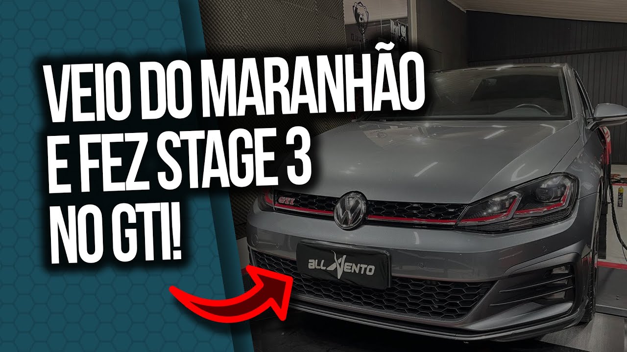 STAGE 3 NO GOLF GTI - FIZEMOS REMAP E TROCA DE TURBINA EM UM GTI DO MARANHÃO