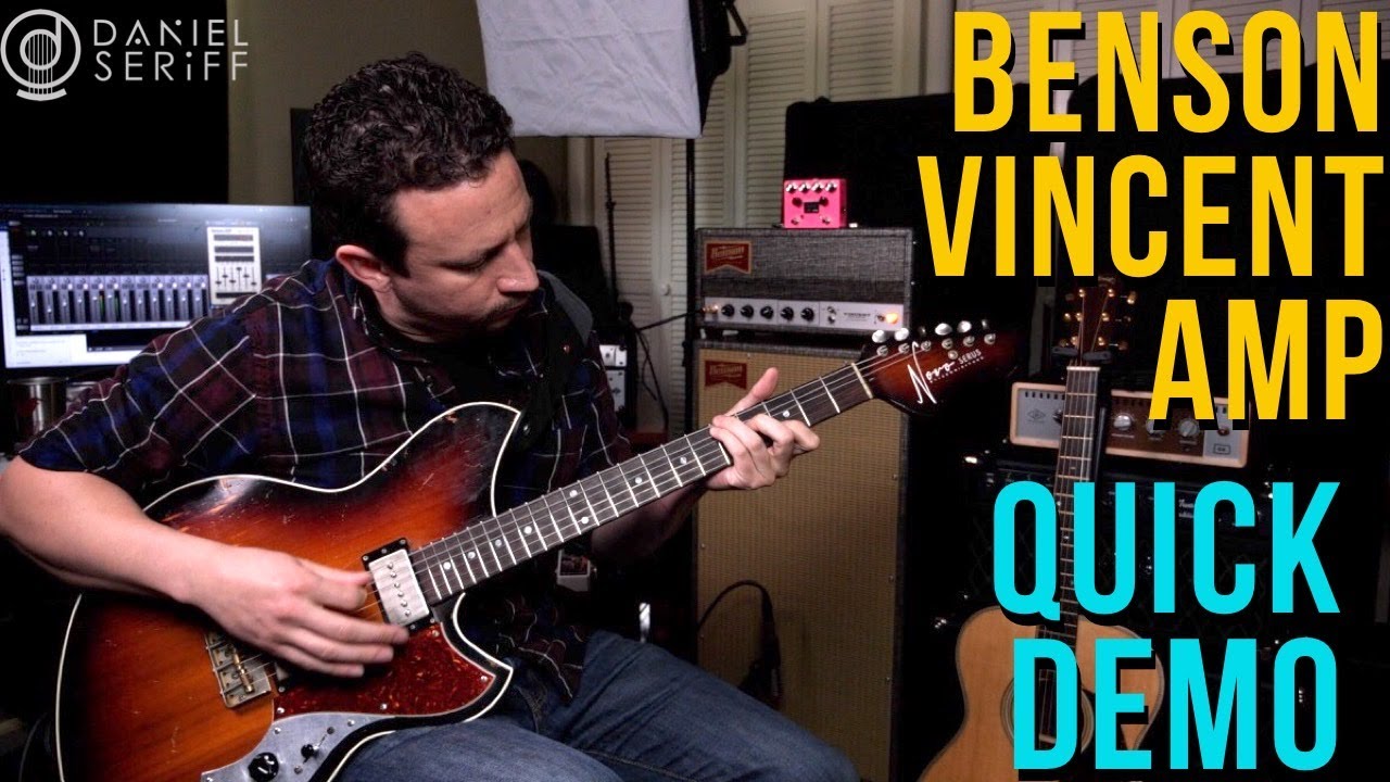 Benson Vincent Amplifier - Quick Demo Recorded With Royer 121 and Shure SM57