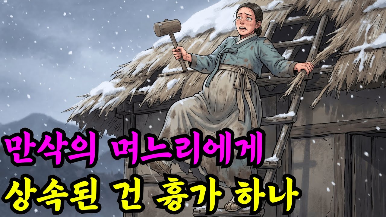 형제들은 땅을 차지했고, 만삭의 제수에게 남은 것은 무너진 흉가 하나뿐이었다
